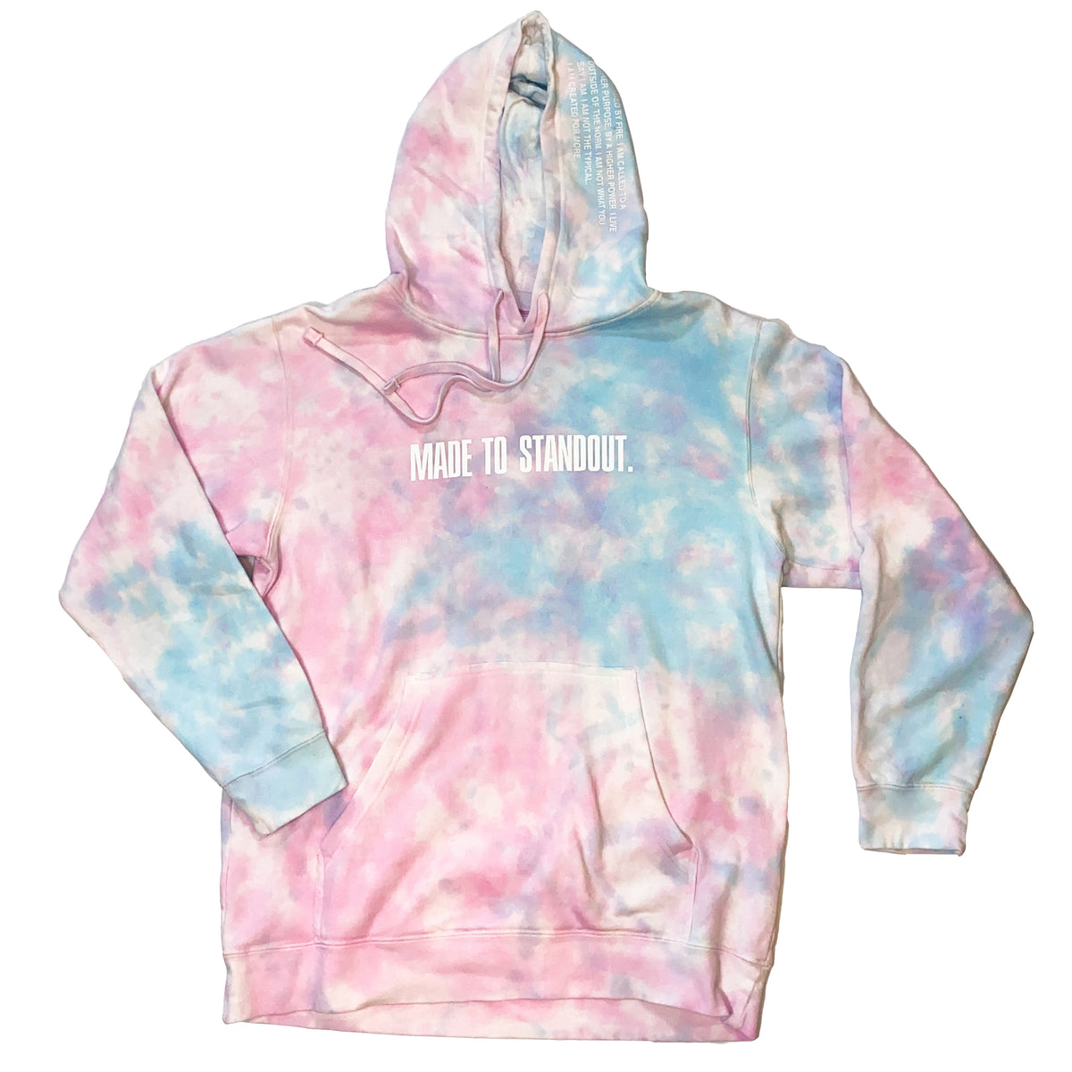 Cotton candy tie outlet dye hoodie